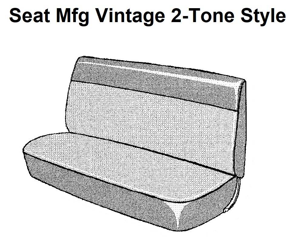 ProSync Custom Made Dark Gray Front Bench Seat Cover For Ford Truck - Solid Bench