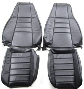 Seatz Manufacturing - JEEP TJ Wrangler 1997-2002 2-Tone Upholstery kit COMBO - Front & Rear