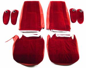 Seatz Manufacturing - Ford 1980-1986 Bronco High Back Buckets Seat Upholstery Kit - Fits Ford Full Size Bronco
