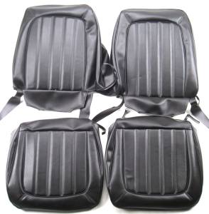 Seatz Manufacturing - Ford 1966-1977 Bronco Low Back Buckets Seat Upholstery Kit - Fits Ford Full Size Bronco