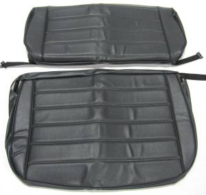Seatz Manufacturing - JEEP YJ Style 1986-1990 Upholstery Kit for Folding Rear Bench Seat *2-Tone*