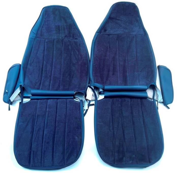 Dodge Ramcharger Front Bucket seats upholstery - Vinyl with Velour Face