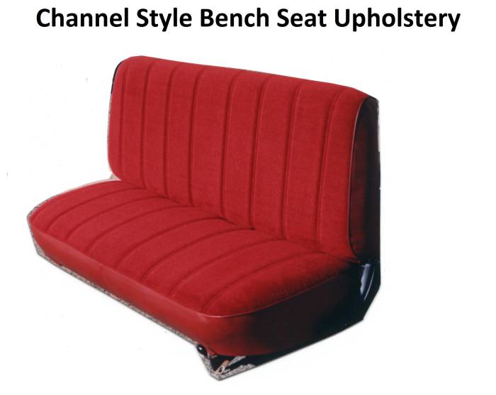 Channel Style Bench Seat Upholstery 