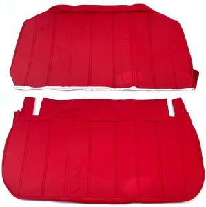 Seatz Manufacturing - * In Stock - Bench Seat Upholstery kit - Fits DODGE RAM Pickup 1972-1986 All Vinyl 73V Bright Red
