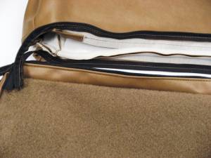 Seatz Manufacturing - JEEP CJ Style 1976-1986 Upholstery kit for Folding Rear Bench seat *73V Bright Red Only* - Image 3