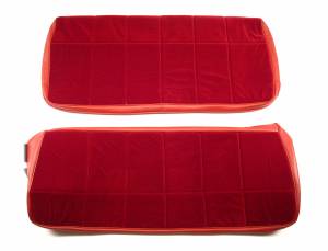 Bronco Rear Bench Upholstery - Velour Face with Vinyl