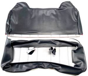 Dodge Pickup Bench seat upholstery - Integrated Headrests - back side 