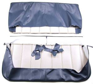 68154 Channel Style Upholstery kit Velour Face, Closed Back