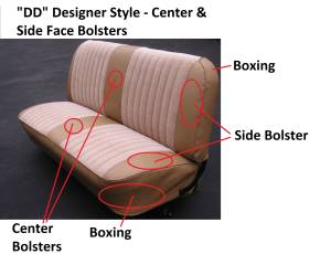 "DD" Designer Style Bench Seat Upholstery