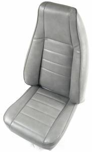 JEEP YJ STYLE - 2 TONE - 1991-1996 UPHOLSTERY KIT FOR HIGH BACK FRONT BUCKET SEATS *RECLINING