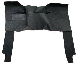 Front Carpet piece with driver side heel pad