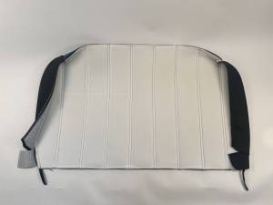 Vinyl/Tweed Backrest Back