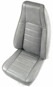 JEEP YJ STYLE - 2 TONE - 1991-1996 UPHOLSTERY KIT FOR HIGH BACK FRONT BUCKET SEATS *RECLINING *CUSTOM*