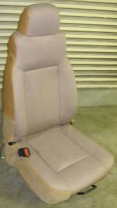 installed side view with fabric face